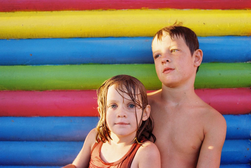 Trafalgar family photographer relaxed beach session