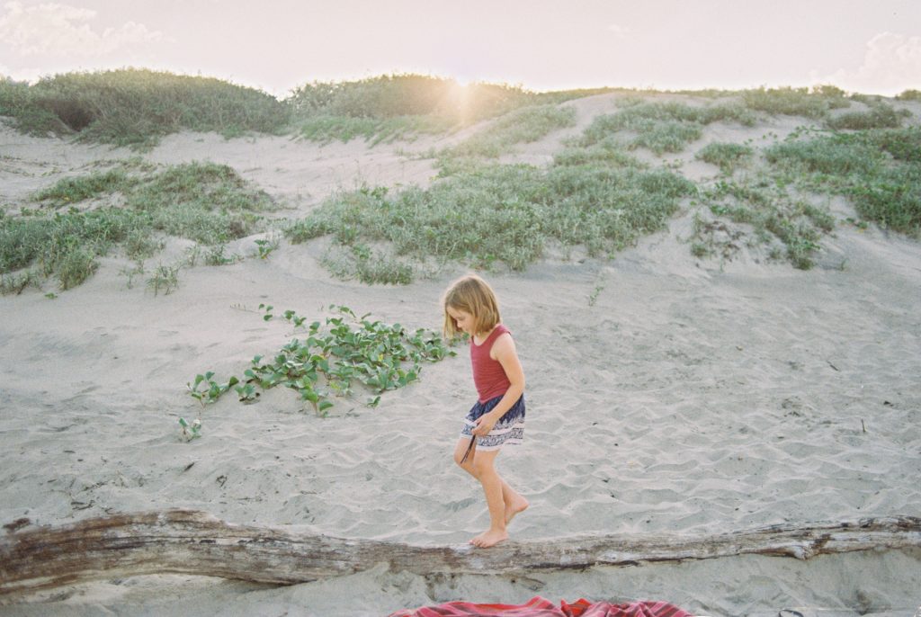 Trafalgar family photographer relaxed beach session